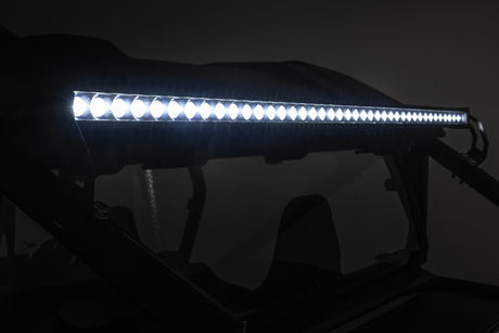 LED Light Kit Rear Mount 40 Inch Black Single Row Polaris RZR 1000XP4 (2024) Rough Country