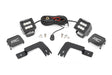 LED Light Under Bed Mount 2 Inch Black Pair Flood Polaris XPEDITION ADV 5 Rough Country