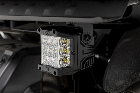 LED Light Under Bed Mount 2 Inch Black Pair Flood Polaris XPEDITION ADV 5 Rough Country
