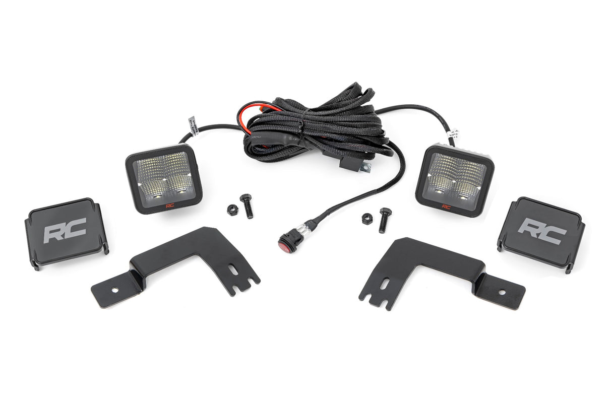 LED Light Under Bed Mount 2 Inch Spectrum Pair Polaris XPEDITION ADV 5 Rough Country