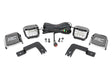 LED Light Under Bed Mount 3 Inch Chrome Pair Wide Angle Polaris XPEDITION ADV 5 Rough Country