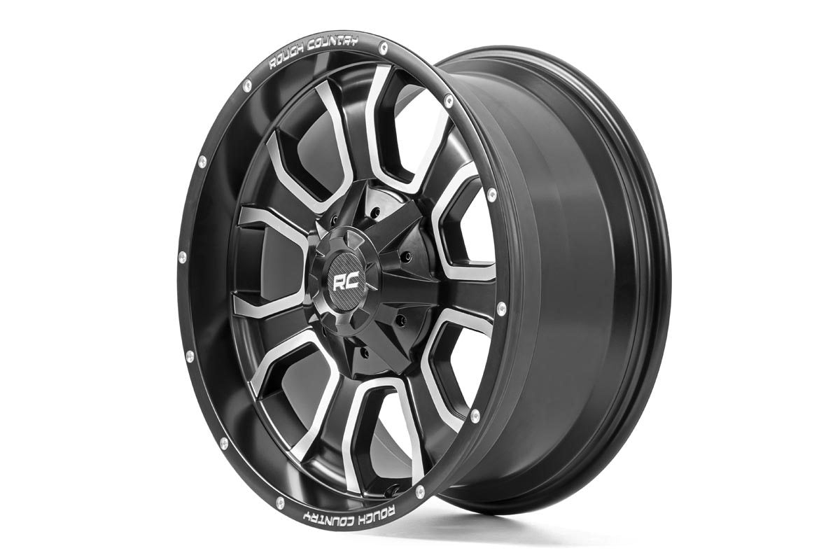One-Piece Series 93 Wheel, 20x9 5x5 / 5x4.5 Rough Country