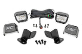 LED Light Kit Rear Mount 3 Inch Chrome Pair Wide Angle Segway 570 F Rough Country