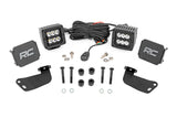 LED Light Kit Front Mount 2 Inch Black Pair Segway 570 F Rough Country