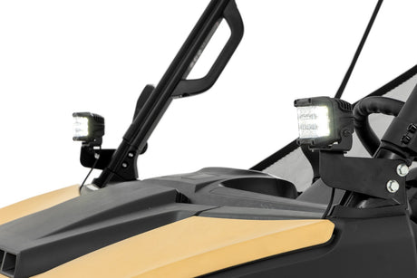 LED Light Kit Front Mount 2 Inch Black Pair Segway 570 F Rough Country