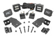 LED Light Kit Front Mount 2 Inch Black Pair Polaris XPEDITION XP Rough Country