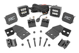 LED Light Kit Front Mount 2 Inch Black Pair Polaris XPEDITION XP Rough Country