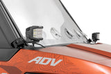 LED Light Kit Front Mount 2 Inch Black Pair Amber DRL Polaris XPEDITION XP 5 Rough Country