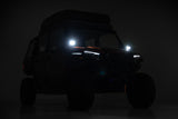 LED Light Kit Front Mount 2 Inch Black Pair Amber DRL Polaris XPEDITION XP 5 Rough Country