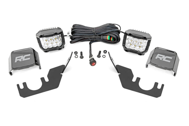 LED Light Rear Mount 3 Inch OSRAM Kawasaki Teryx 4 1000/Teryx 800 Rough Country