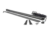 LED Light Kit Cage Mount 50 Inch Black Single Row Kawasaki Teryx 4 1000/Teryx4 800 Rough Country
