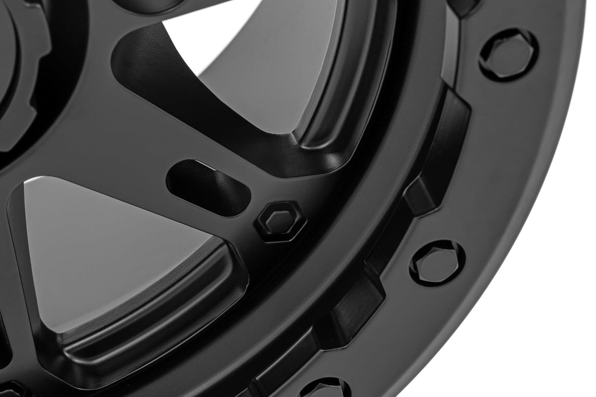 94 Series Wheel UTV Matte Black 14x7 4x156 +10mm Rough Country