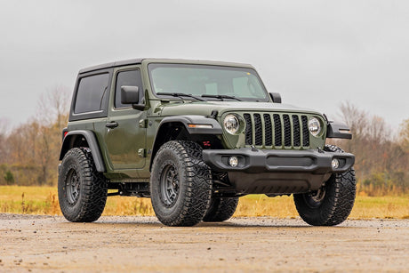 3.5 Inch Lift Kit C/A Drop Front D/S M1 Jeep Wrangler JL 4WD (24-26) Rough Country