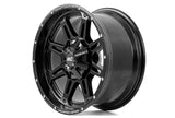 94 Series Wheel One-Piece Matte Black 20x10 8x6.5 -18mm Rough Country