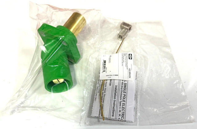400 AMP HUBBELL SERIES 16 CAMLOCK DEVICES PANEL ANGLE RECEPT MALE 600V HBLMRAGN Hubbell