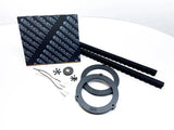 2021-2026 Ford Bronco Kick Panel Speaker Adapters | CNC-Machined No-Drill Ten87 Design