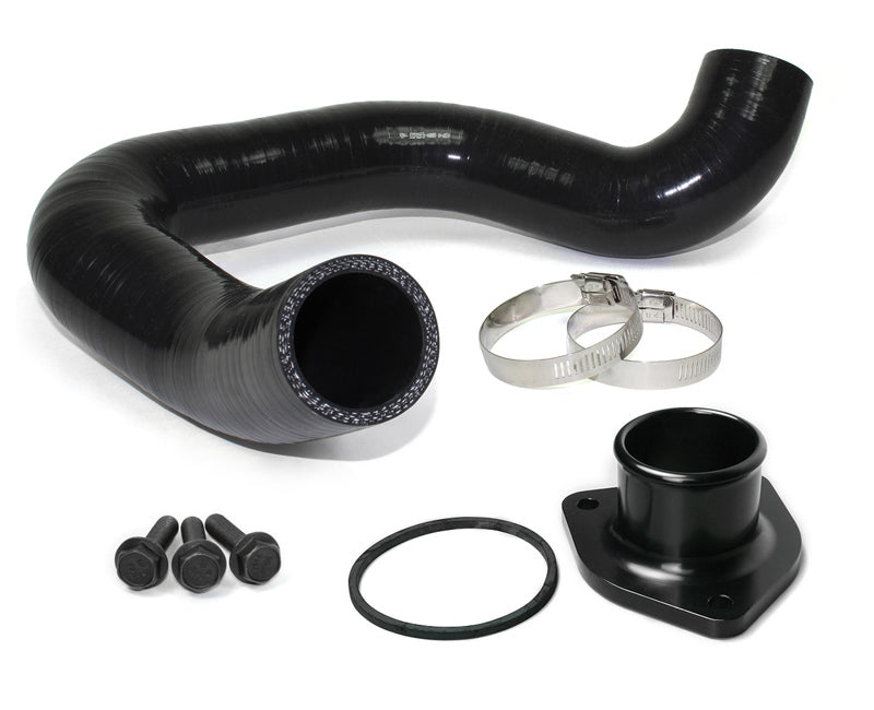 1995.5-1997 Ford 7.3L Upper Radiator Hose with Billet Housing