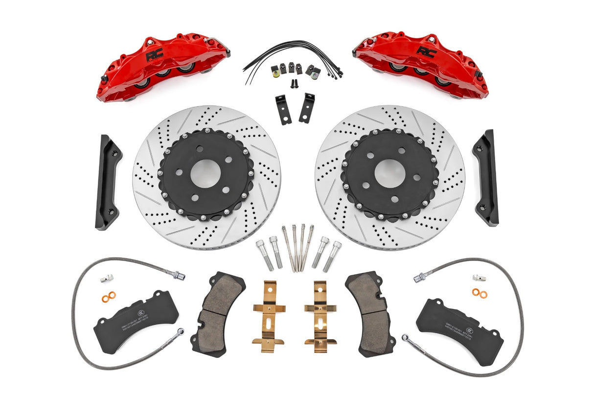 Performance Brake System Front Jeep Wrangler JK/Wrangler Unlimited (07-18) Rough Country