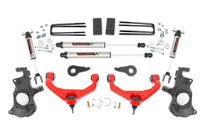 3.5 Inch Knuckle Lift Kit V2 Red Silverado/Sierra 2500HD/3500HD (11-19) Rough Country