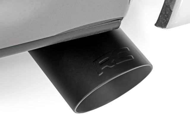 Exhaust Tip Black RC Logo 2.5-3.125 Inch Pipe Rough Country