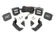 LED Light Kit Cage Mount 2 Inch Black Pair CFMOTO UFORCE 1000 Rough Country