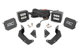 LED Light Kit Cage Mount 2 Inch Black Pair CFMOTO UFORCE 1000 Rough Country