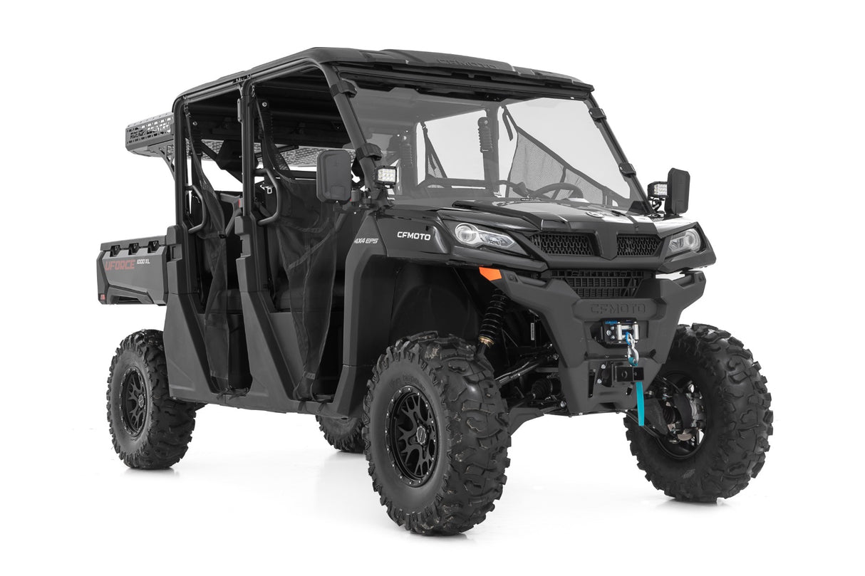 LED Light Kit Cage Mount 2 Inch Black Pair CFMOTO UFORCE 1000 Rough Country