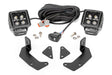 LED Light Kit Cage Mount 2 Inch Black Pair White DRL CFMOTO UFORCE 1000 Rough Country