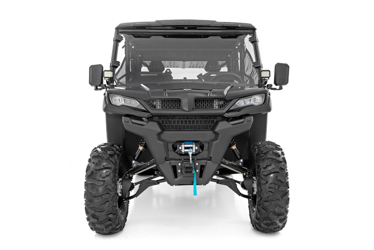 LED Light Kit Cage Mount 2 Inch Black Pair White DRL CFMOTO UFORCE 1000 Rough Country