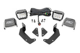 LED Light Kit Cage Mount 2 Inch Chrome Pair Wide Angle CFMOTO UFORCE 1000 Rough Country