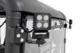 LED Light Kit Rear Mount 2 Inch Black Pair CFMOTO UFORCE 1000 Rough Country
