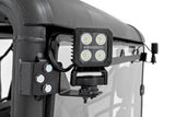 LED Light Kit Rear Mount 2 Inch Black Pair White DRL CFMOTO UFORCE 1000 Rough Country