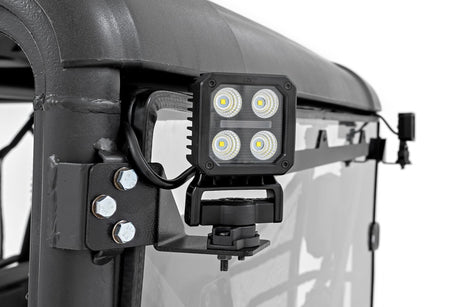 LED Light Kit Rear Mount 2 Inch Black Pair White DRL CFMOTO UFORCE 1000 Rough Country