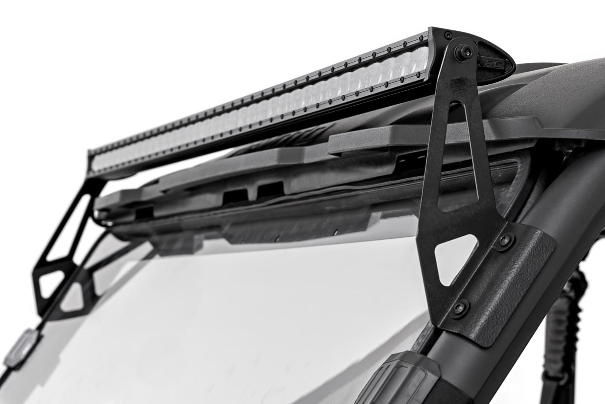 LED Light Kit Front Mount 50 Inch Black Single Row CFMOTO UFORCE 1000 Rough Country