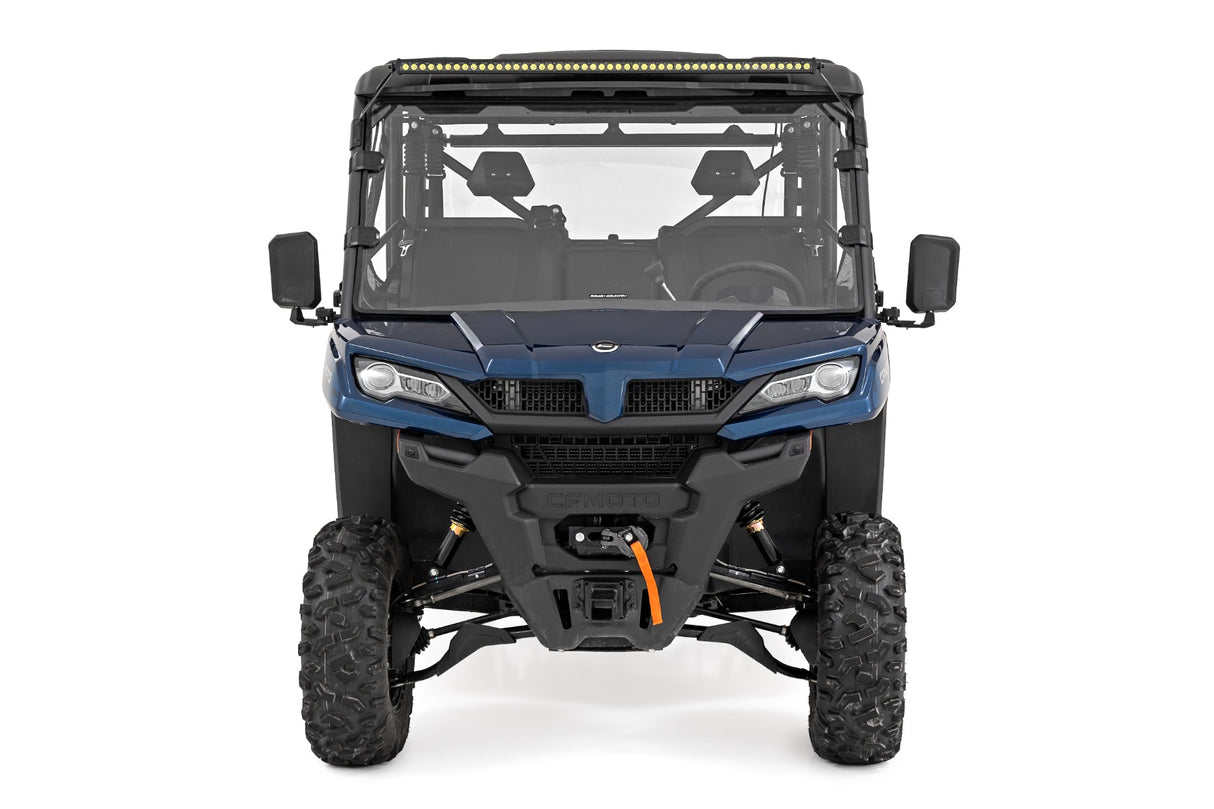 LED Light Kit Front Mount 50 Inch Black Single Row CFMOTO UFORCE 1000 Rough Country