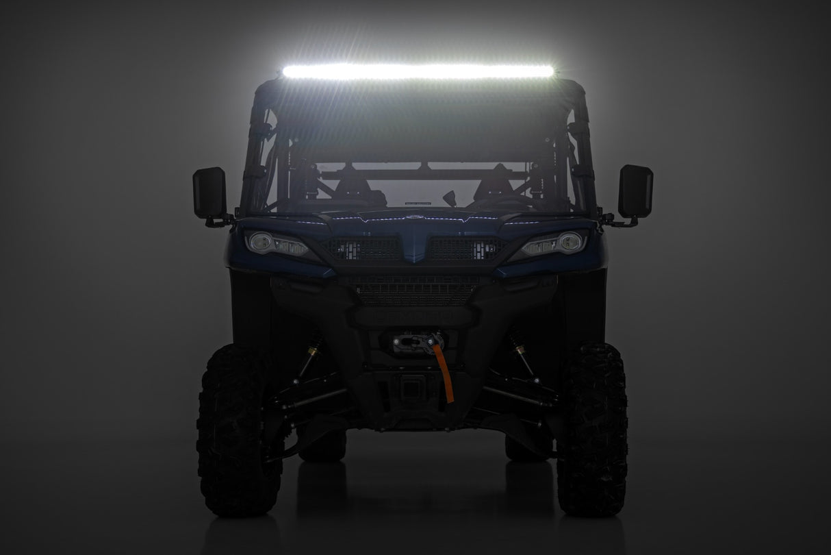 LED Light Kit Front Mount 50 Inch Black Single Row CFMOTO UFORCE 1000 Rough Country