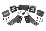 LED Light Kit Rear Mount 2 Inch Black Pair CFMOTO UFORCE U10 Pro Rough Country