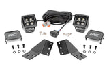LED Light Kit Rear Mount 2 Inch Black Pair White DRL CFMOTO UFORCE U10 Pro Rough Country