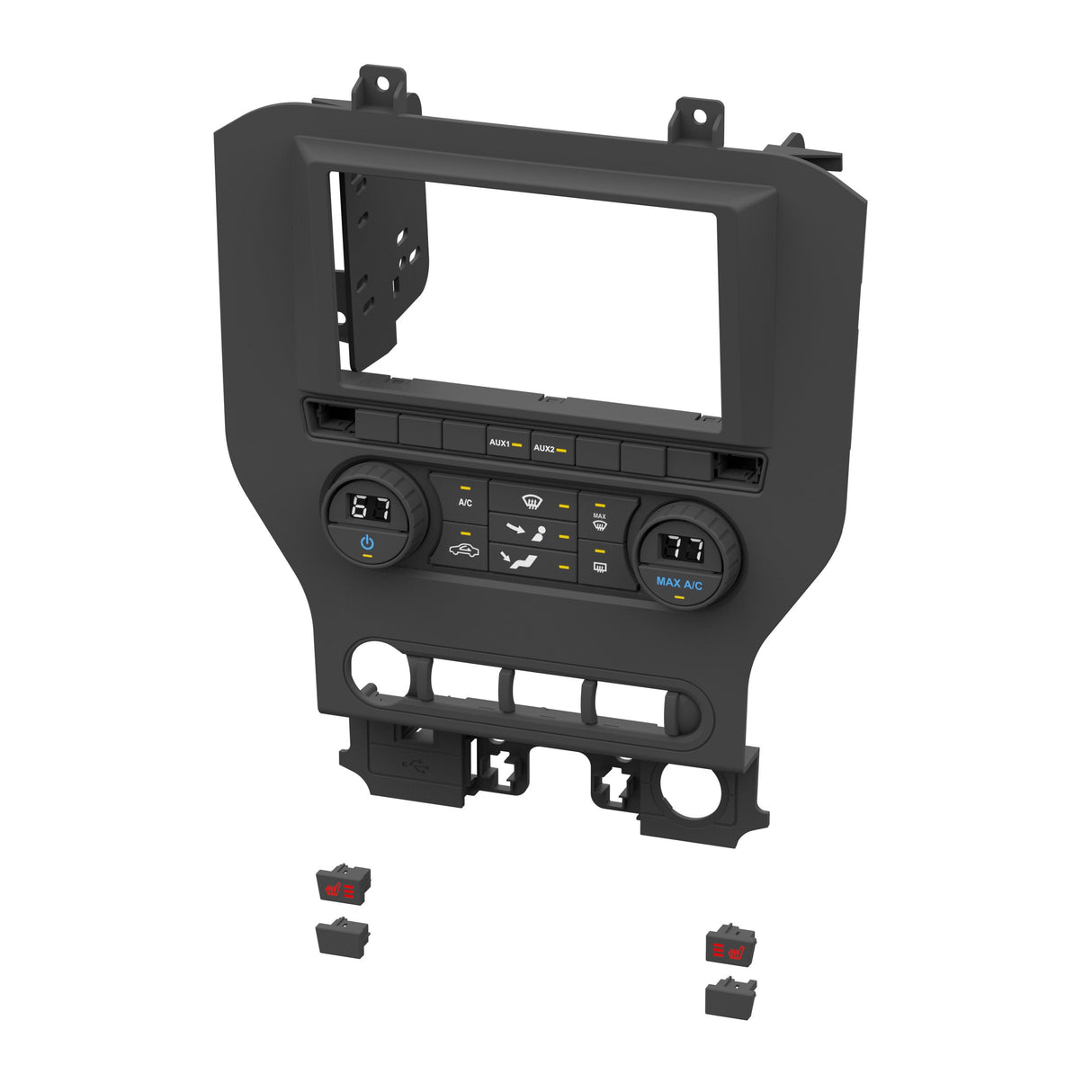 Metra 99-5865CH Dash Kit Fits Ford Mustang 2015-2023 (w/Manual Climate Controls) Metra