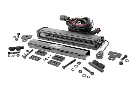 LED Light Bumper Mount 12 Inch Black Single Row Can-Am Defender HD 8/HD 9/HD 10 Rough Country