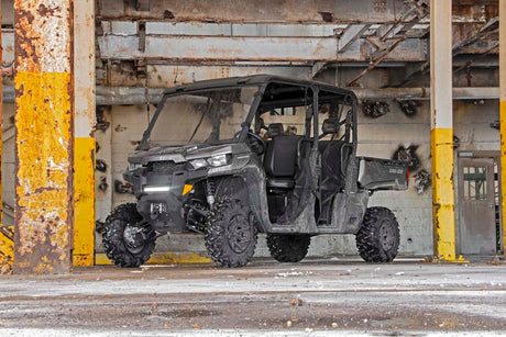 LED Light Bumper Mount 12 Inch Black Single Row Can-Am Defender HD 8/HD 9/HD 10 Rough Country