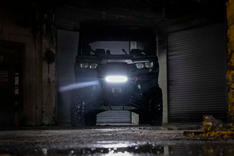 LED Light Bumper Mount 12 Inch Black Single Row Can-Am Defender HD 8/HD 9/HD 10 Rough Country