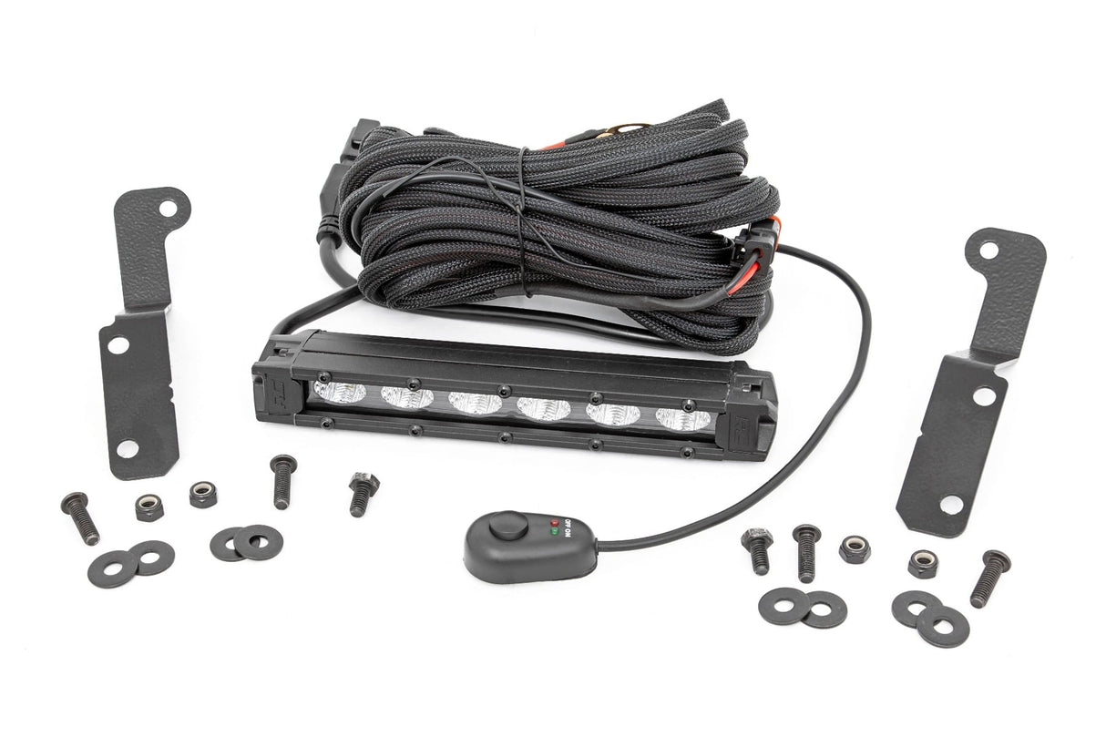 6 Inch LED Light Kit Cowl Mount Can-Am Maverick X3 Rough Country