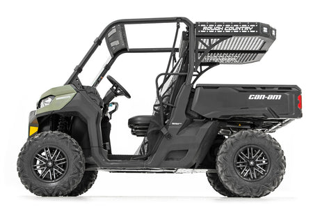 Cargo Rack Dual 2 Inch Black LED Pairs Flush Mount Can-Am Defender HD 5/HD 8/HD 9/HD 10 Rough Country