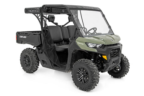 Cargo Rack Dual 2 Inch Black LED Pairs Flush Mount Can-Am Defender HD 5/HD 8/HD 9/HD 10 Rough Country