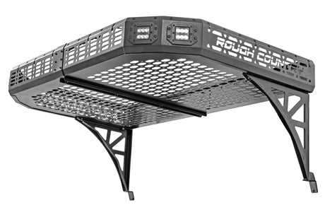 Cargo Rack Dual 2 Inch Black LED Pairs Flush Mount Can-Am Defender HD 5/HD 8/HD 9/HD 10 Rough Country