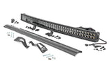 LED Light Kit Front Mount 40 Inch Black Dual Row White DRL Can-Am Commander Max Rough Country