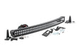 LED Light Kit Front Mount 40 Inch Black Dual Row Amber DRL Can-Am Commander Max Rough Country