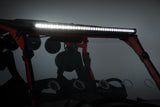 LED Light Kit Front Mount 40 Inch Black Dual Row Amber DRL Can-Am Commander Max Rough Country
