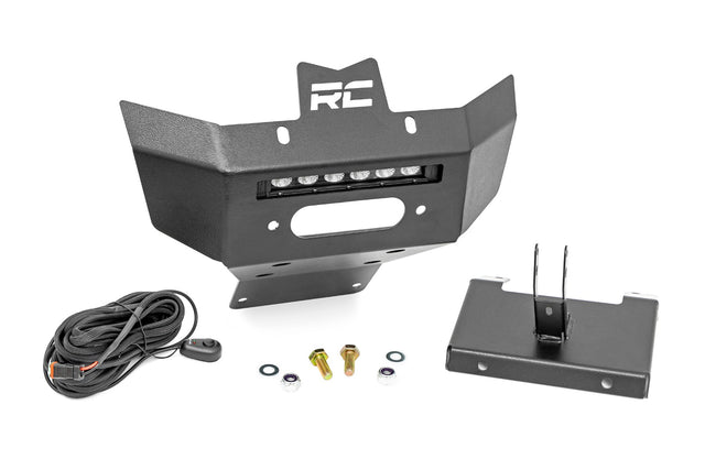 Winch Bumper Black Series LED 6 Inch Light Slime Line Can-Am Renegade 1000/Renegade 500 Rough Country